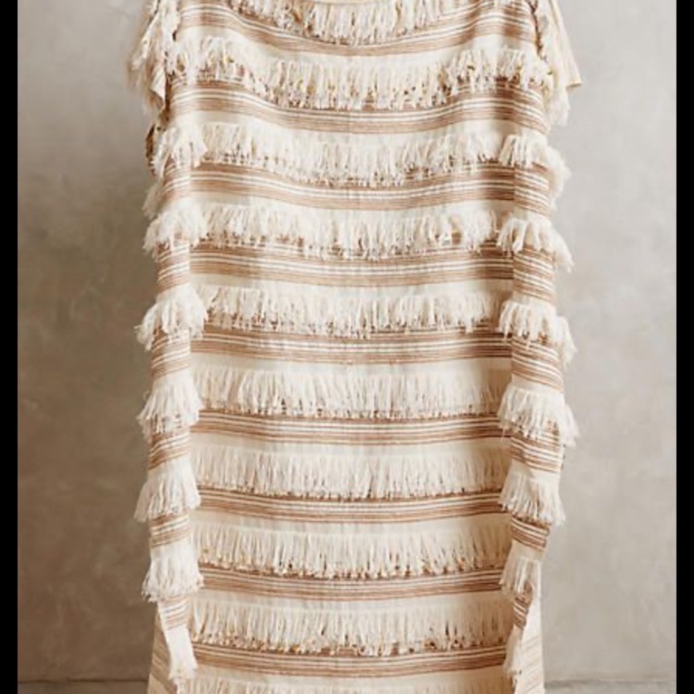 Anthropologie Moroccan Wedding Throw Blanket